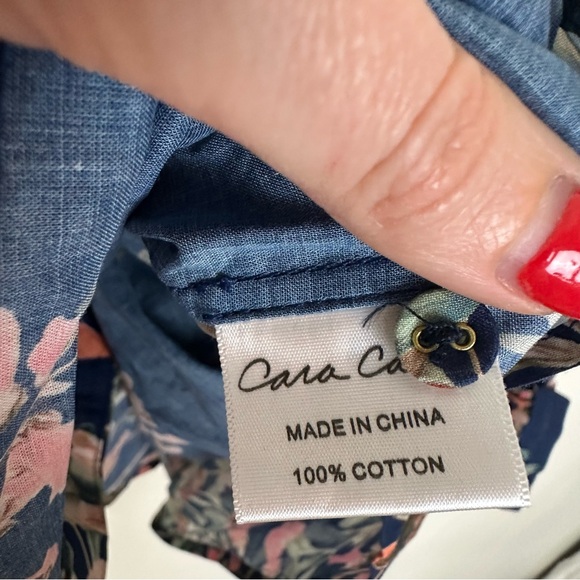 Cara Cara Win Floral Top Blouse - Picture 10 of 11